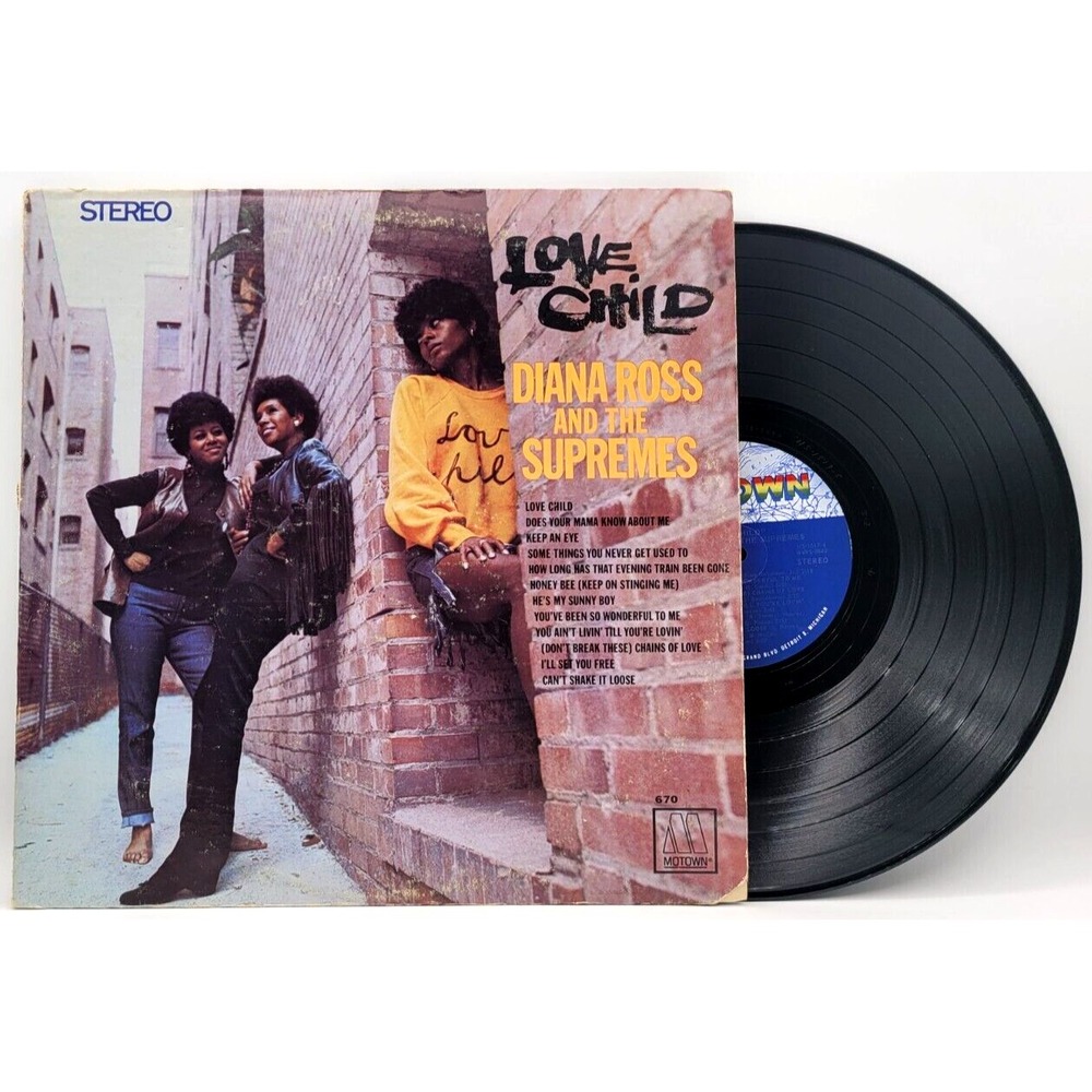 DIANA ROSS & THE SUPREMES - LOVE CHILD - SOUL FUNK LP RECORD MOTOWN 670‎